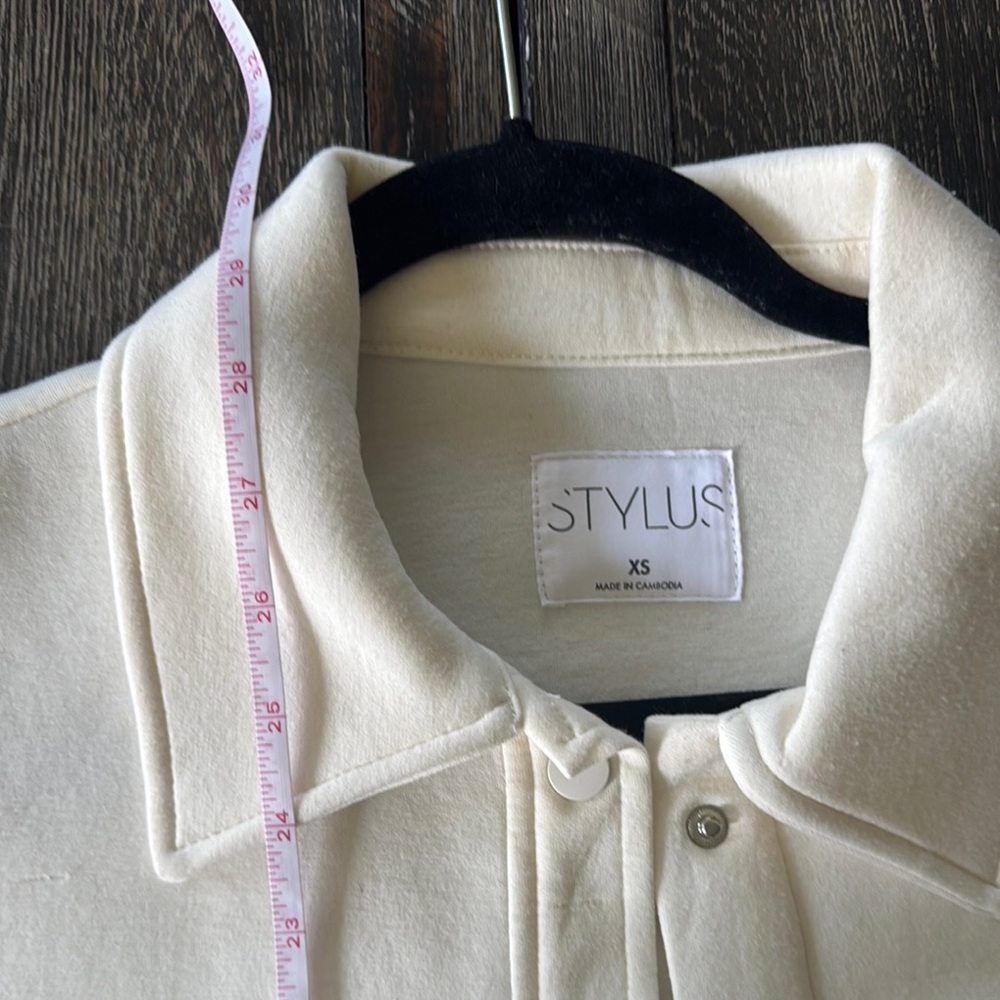 Cream Button-Up Jacket - Picture 2 of 6